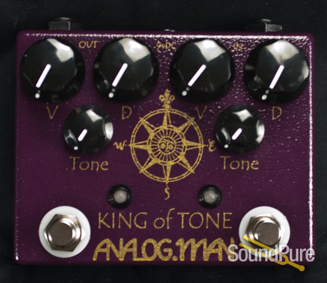 Analogman King Of Tone Waiting List Analog Man King Of Tone Overdrive Pedal Used Soundpure Com
