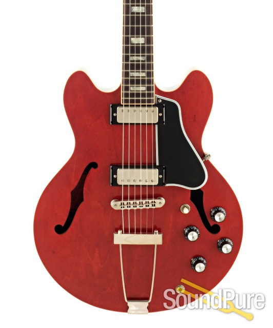 Gibson ES-390 Custom Shop Red Semi-Hollow #12463717 - Used — image 1