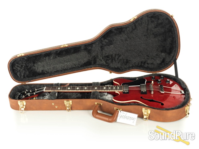 Gibson ES-390 Custom Shop Red Semi-Hollow #12463717 - Used — image 5