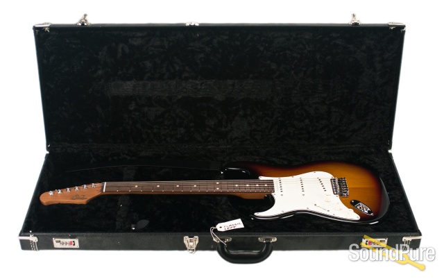 Suhr Classic *Lefty* 3-Tone Sunburst SSS Electric #22671 — image 7