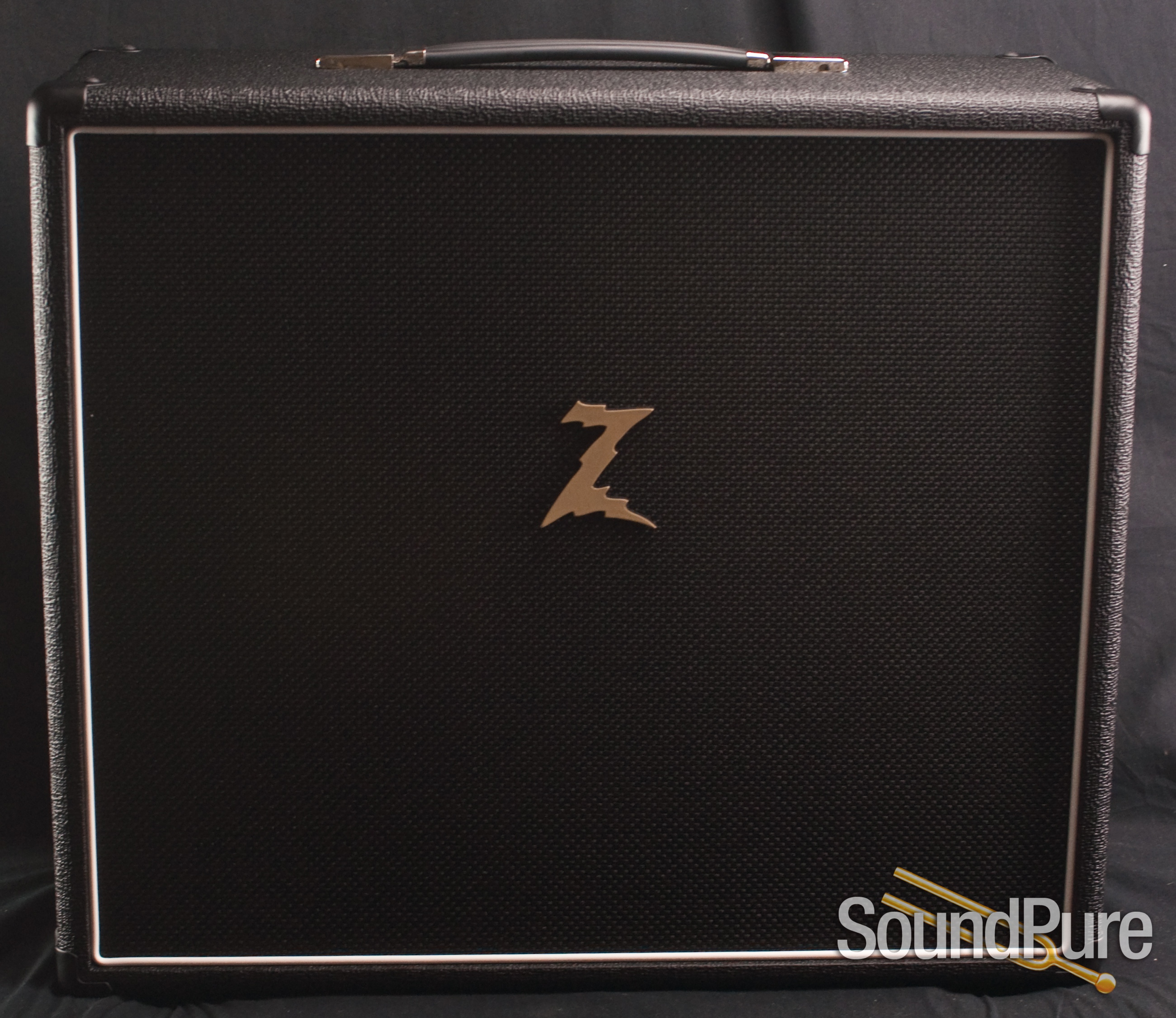 Dr Z 1x12 Cabinet Black Black W Celestion Gold