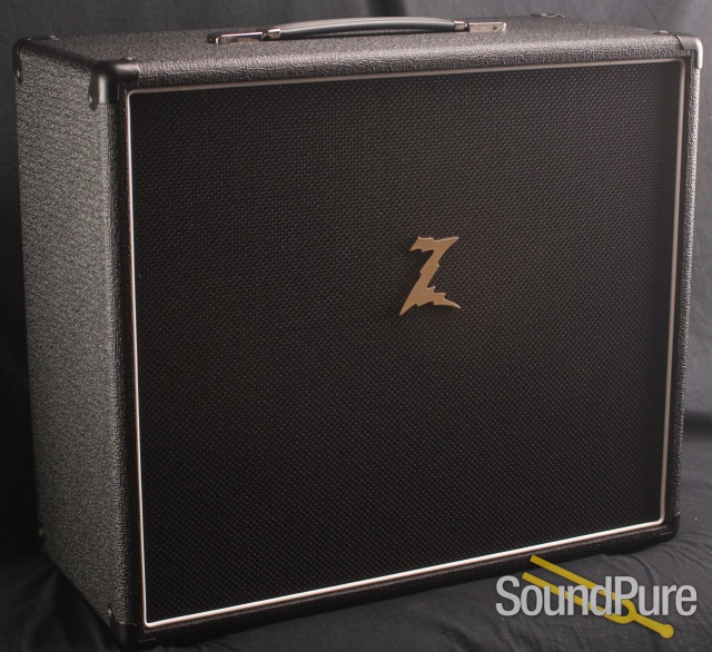 Dr Z 1x12 Cabinet Black Black W Celestion Gold