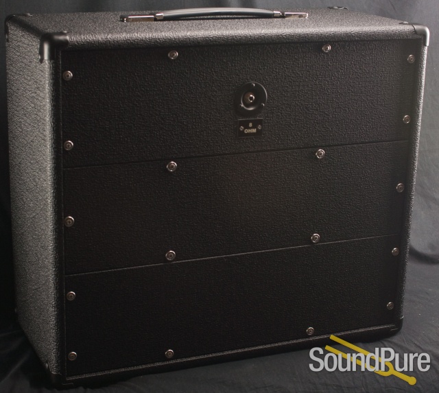 Dr. Z 1x12 Cabinet - Black/Black w/ Celestion Gold — image 6