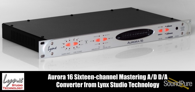 Lynx Aurora 16 + ThunderBolt Card I/O D/A & A/D Converter — image 1
