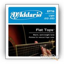 D'Addario EFT16 Light 12-53 Flattop Acoustic Guitar Strings D'Addario EFT16 Light 12-53 Flattop Acoustic Guitar Strings