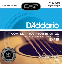 D'Addario EXP16 Light 12-53 Acoustic Guitar Strings