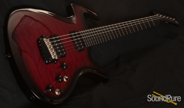 Parker Fly Mojo Quilt Cherry Burst Electric Guitar — image 4