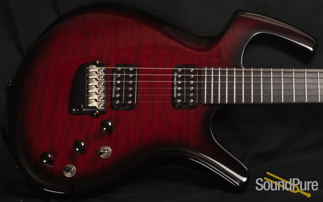 Parker Fly Mojo Quilt Cherry Burst Electric Guitar — image 8
