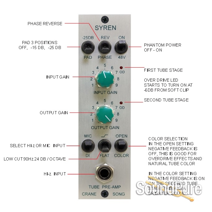 Crane Song Syren 500-Series Tube Preamp - Thumbnail 2