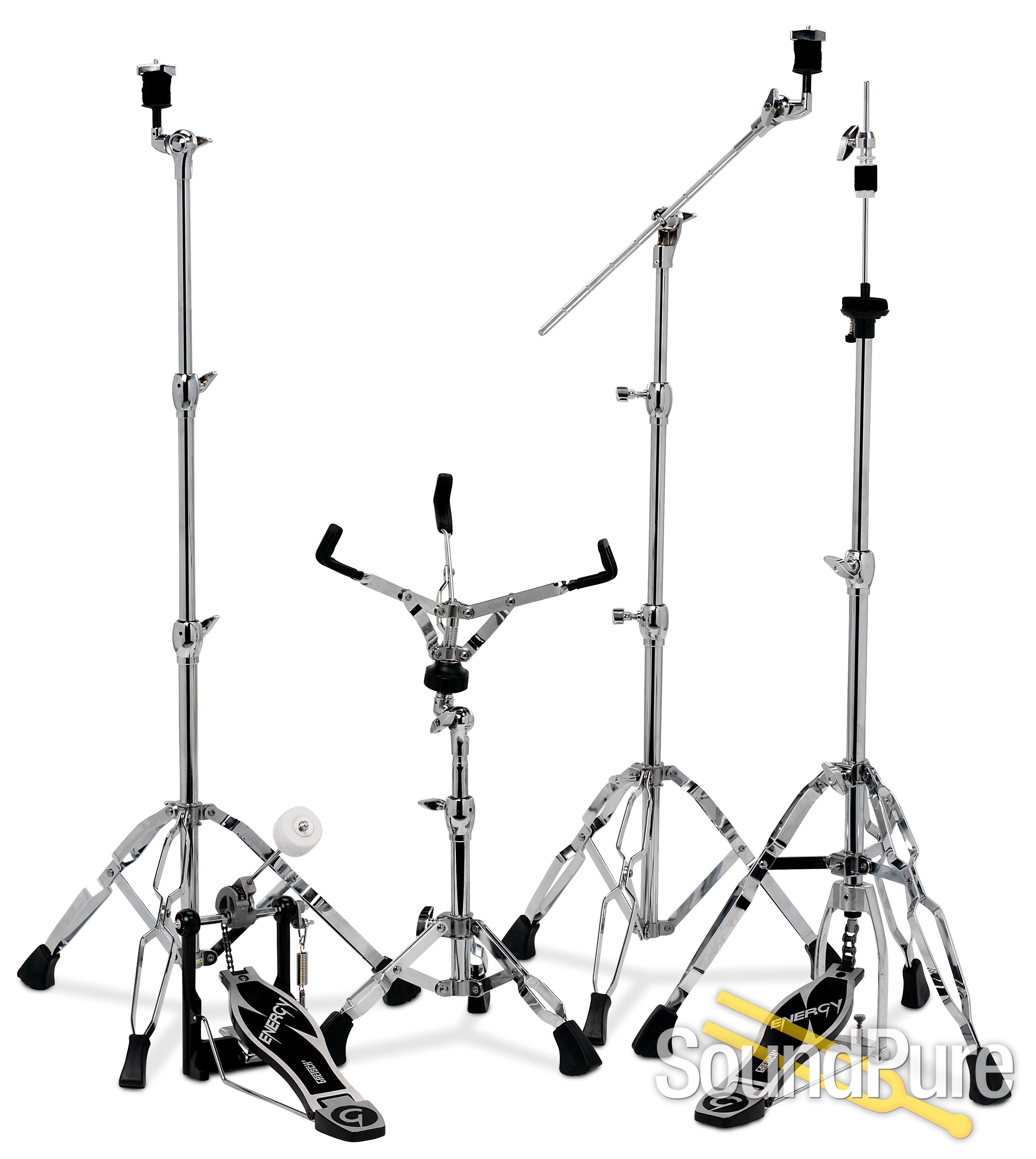 Gretsch Energy 5pc Drum Set W/ Hardware & CymbalsBlack