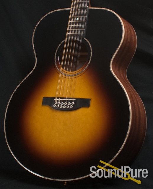 Boucher Adirondack/Bubinga Jumbo 12-String Acoustic Guitar — image 8