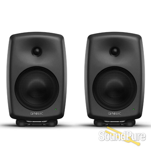 Genelec 8040BPM Bi-Amplified Monitor Pair Dark Grey
