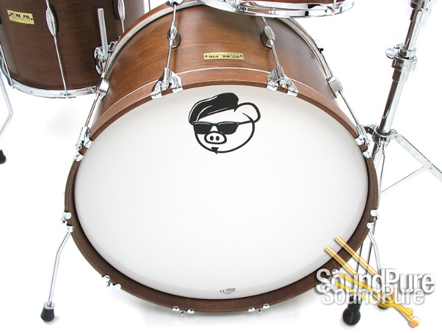 Pork Pie 3pc Hip Pig Drum Set-Nyatoa Satin — image 3