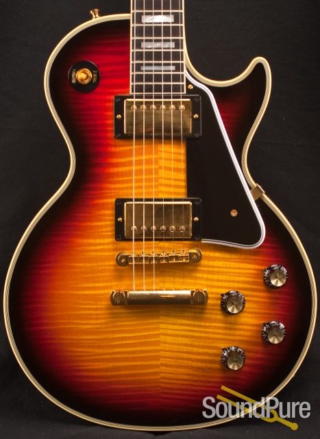 Gibson Les Paul Custom Sunburst Electric Guitar Used