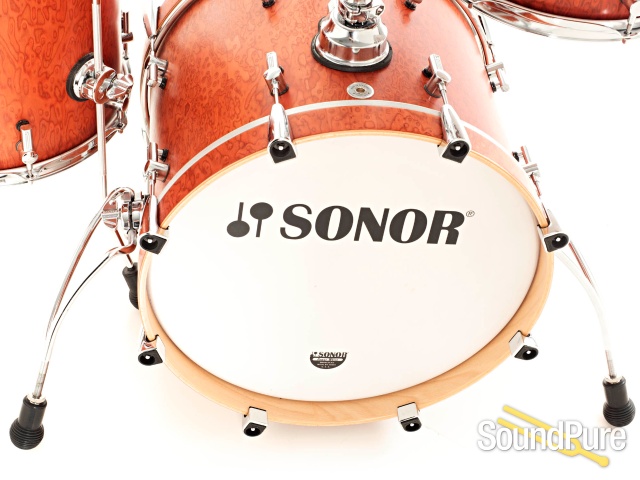 Sonor 3pc Special Edition Sunset Birdseye Beech Drum Set — image 4