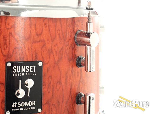 Sonor 3pc Special Edition Sunset Birdseye Beech Drum Set — image 7