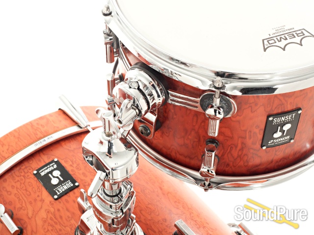 Sonor 3pc Special Edition Sunset Birdseye Beech Drum Set — image 9