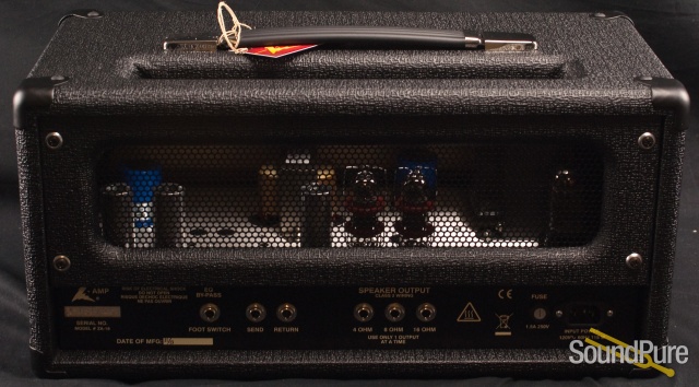 Dr. Z Maz 18 Jr. NR Amp Head - Black w/ Salt & Pepper Grill — image 4