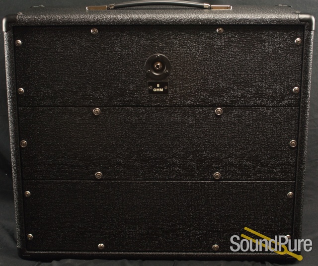 Dr. Z 1X12 Speaker Cabinet - Black w/ Salt & Pepper Grill — image 3