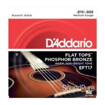 D'Addario EFT17 Medium 13-56 Flattop Acoustic Guitar Strings D'Addario EFT17 Medium 13-56 Flattop Acoustic Guitar Strings