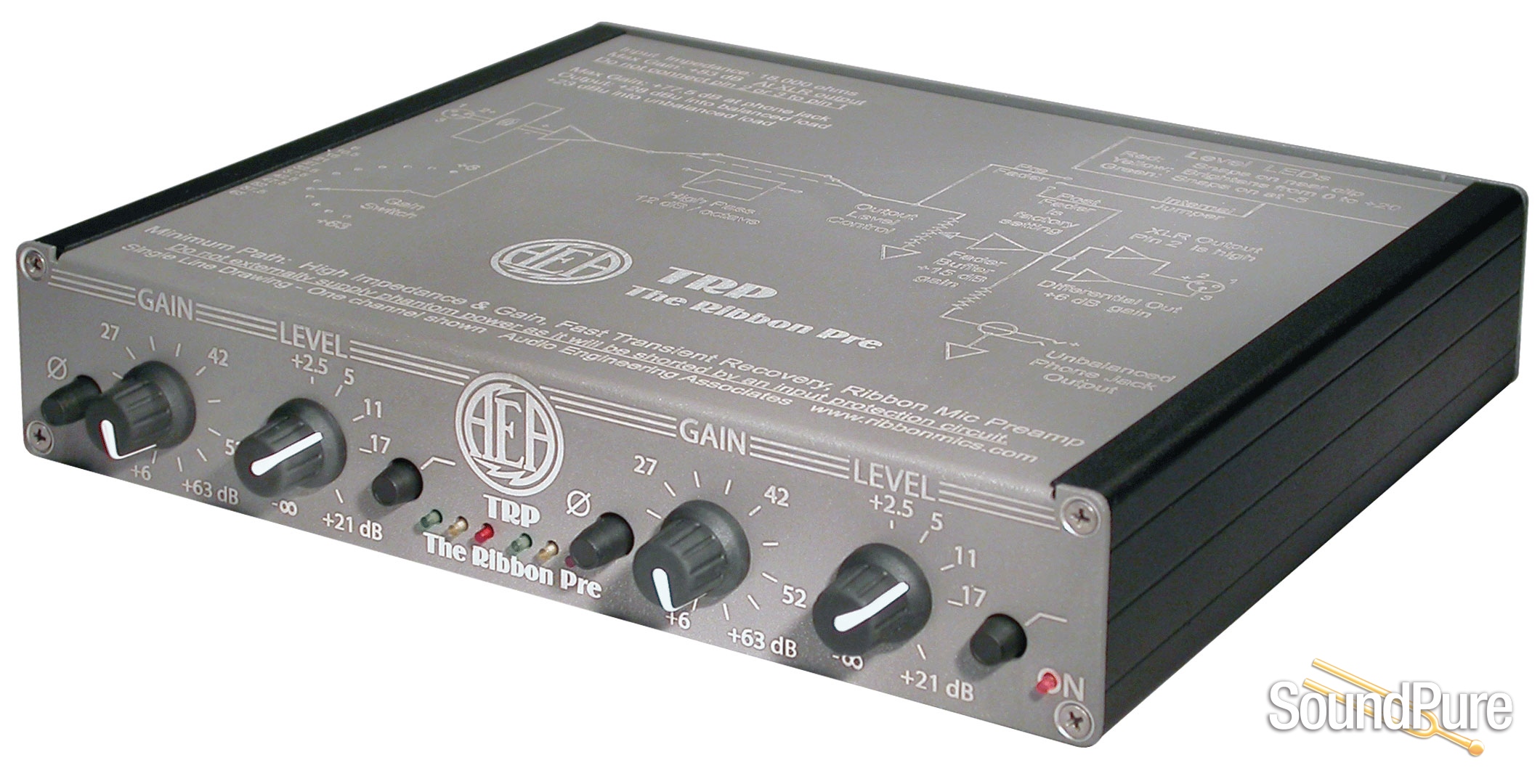 AEA TRP Stereo Ribbon Microphone Preamp