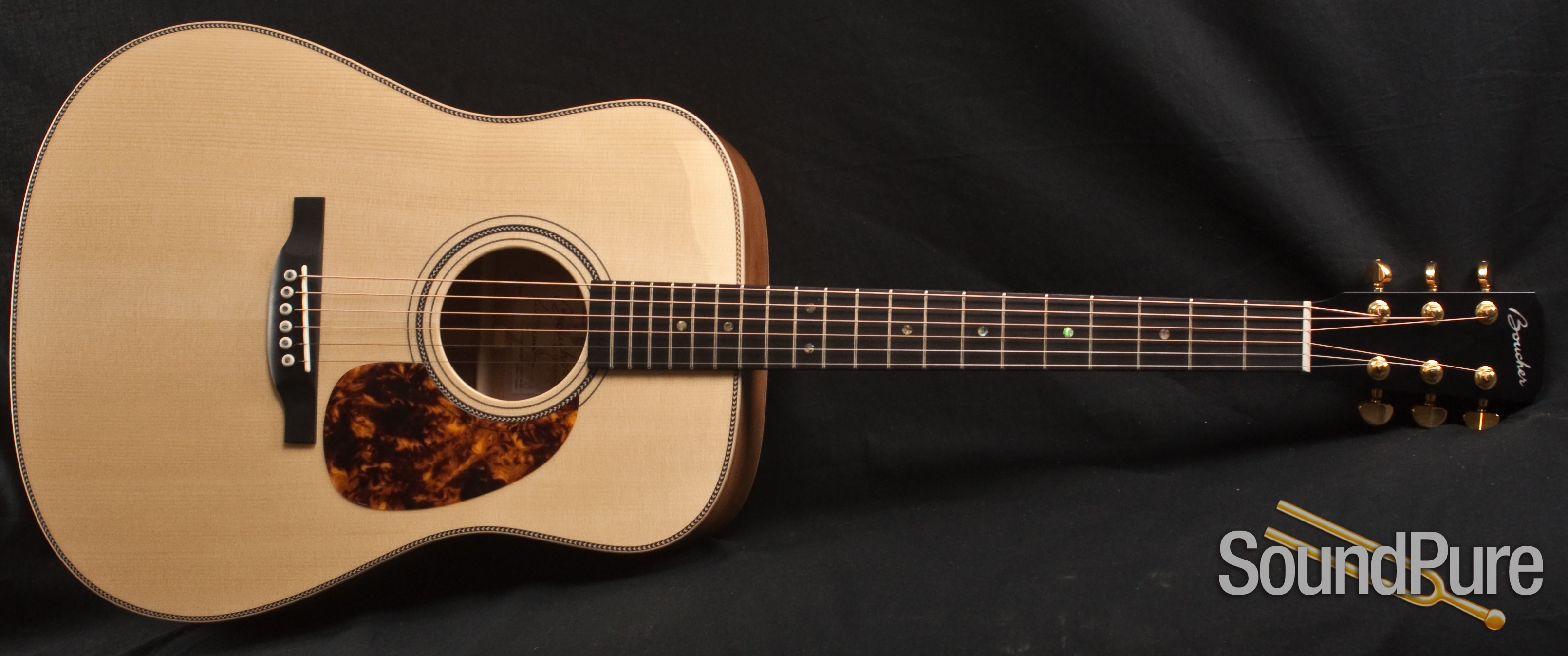 Boucher Cherry Goose Studio Dreadnought Acoustic Guitar