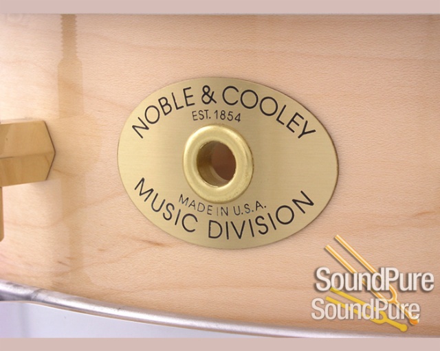 Noble & Cooley  3 7/8 x 14  SS Classic Maple Snare Drum — image 3