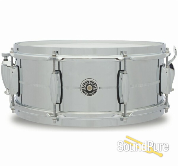Gretsch 5.5x14 Brooklyn Series Chrome Over Steel Snare Drum — image 1