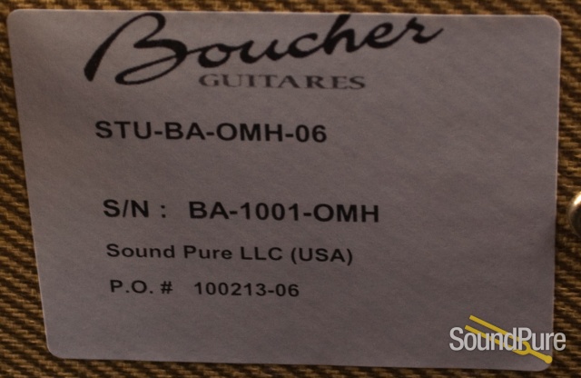 Boucher Bubinga OM Hybrid Acoustic Guitar- Pre Owned! — image 5