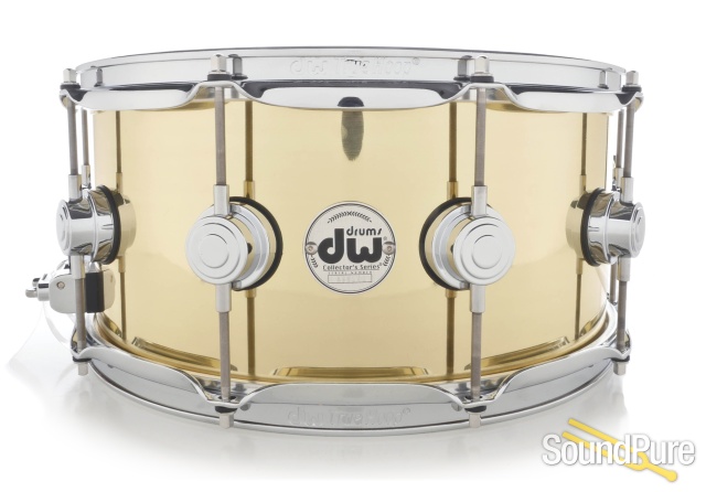 DW 6.5x14 Collectors Series Bell Brass Snare Drum — image 1
