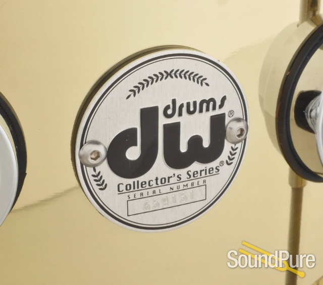DW 6.5x14 Collectors Series Bell Brass Snare Drum — image 4