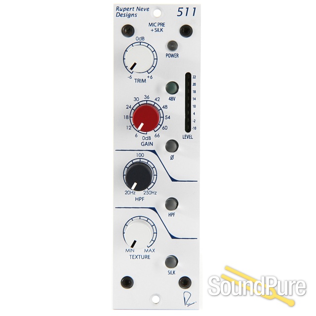Rupert Neve Designs 511 - 500 Series Mic Pre with Silk — image 1