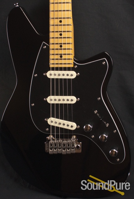 Reverend Six Gun Black Electric Guitar