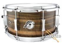 Pork Pie 7x13 Queensland Walnut Snare Drum-Natural Gloss Pork Pie 7x13 Queensland Walnut Snare Drum-Natural Gloss
