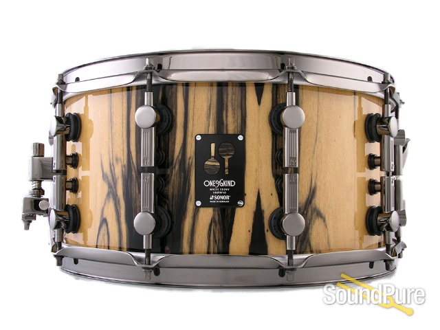 Sonor 14x7 One of a Kind Maple Snare Drum - White Ebony