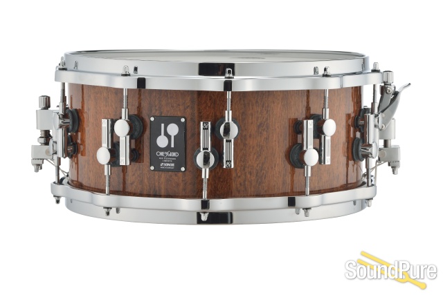 Sonor 14x6.25 One Of A Kind Snare Drum- Red Tigerwood — image 3