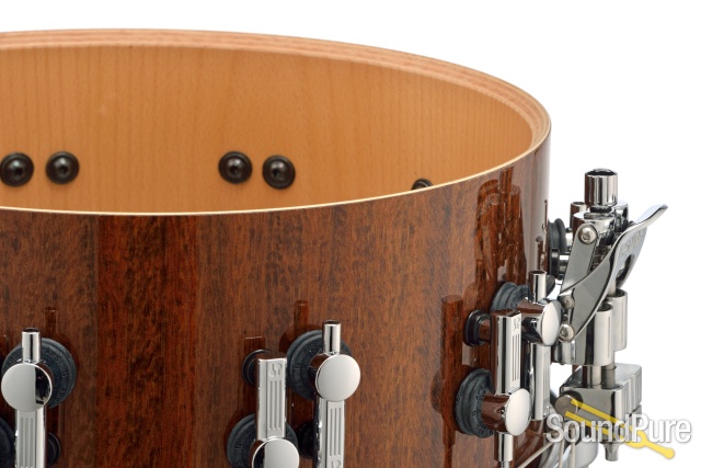 Sonor 14x6.25 One Of A Kind Snare Drum- Red Tigerwood — image 4