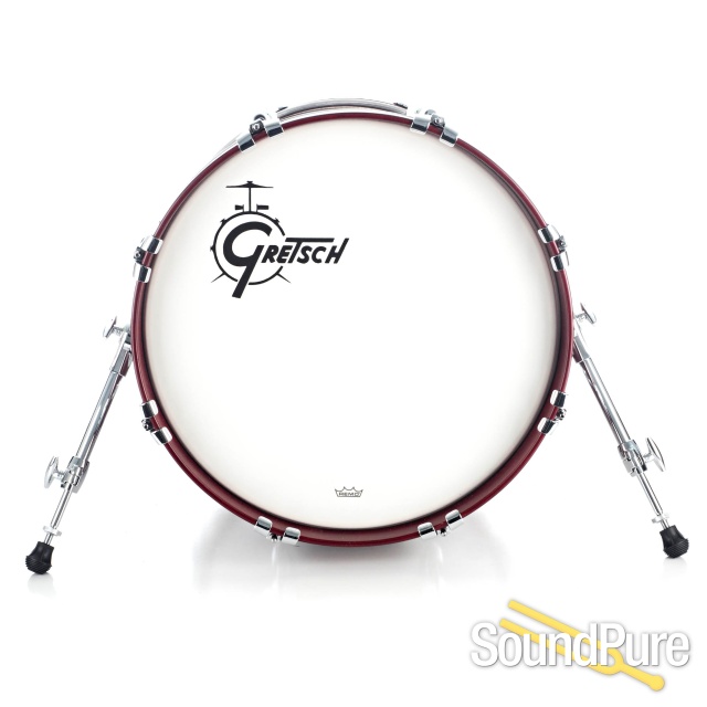 Gretsch 3pc USA Custom Be Bop Drum Set- Rosewood Satin — image 5