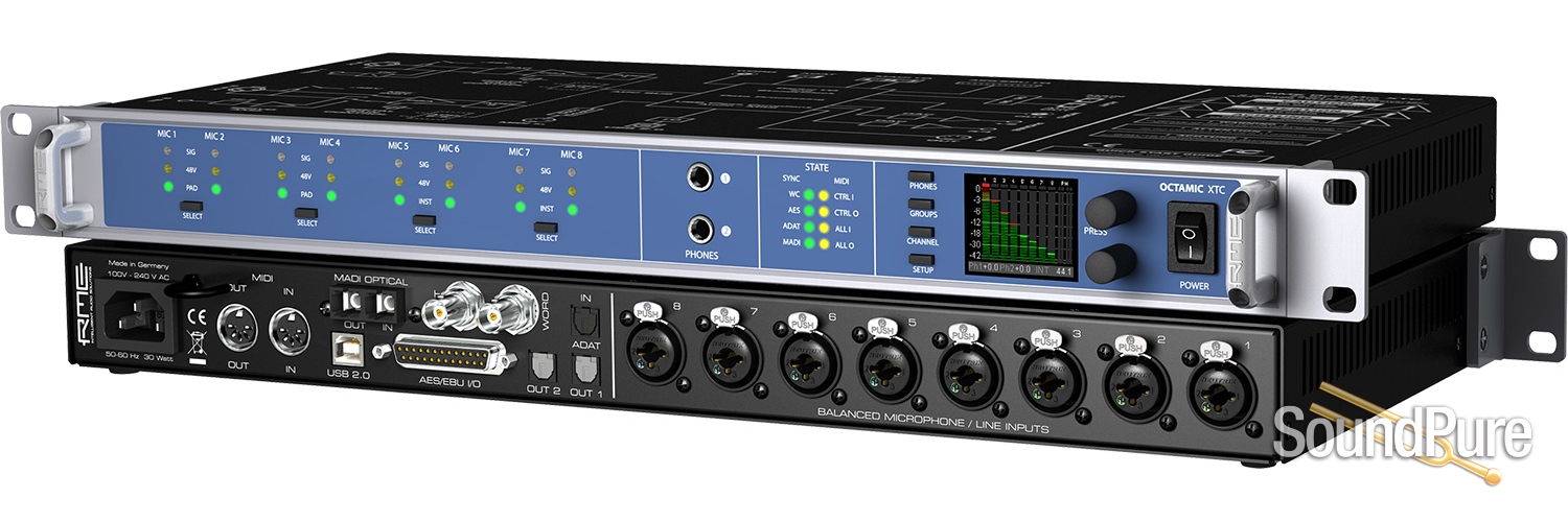 RME OctaMic XTC Microphone Preamp & A/D Converter - Thumbnail 3