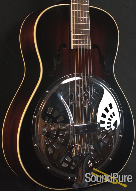 Wechter RS-6610F Round Neck Resonator Vintage Burst -Used — image 2