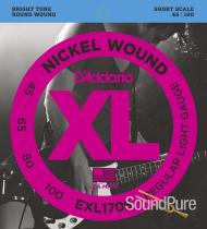 D'Addario EXL170S Light Nickel Wound Electric Bass Strings D'Addario EXL170S Light Nickel Wound Electric Bass Strings
