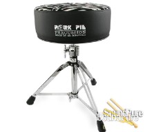 Pork Pie Percussion Round Drum Throne-Black/Zebra Pork Pie Percussion Round Drum Throne-Black/Zebra