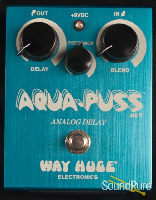 Way Huge By Dunlop Aqua-Puss MKII Analog Delay Pedal- Used