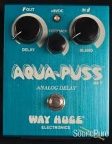 Way Huge by Dunlop Aqua-Puss MKII Analog Delay Pedal- Used Way Huge by Dunlop Aqua-Puss MKII Analog Delay Pedal- Used