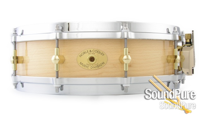 Noble & Cooley  3 7/8 x14  SS  Beech Piccolo Snare Drum — image 1