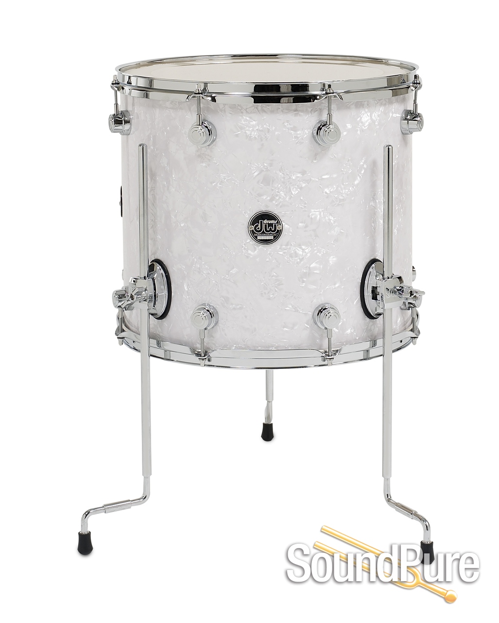 DW Performance Series 14x16 Floor Tom White Marine Pearl