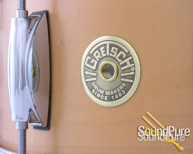 Gretsch 5.5x14 USA Custom Maple Snare Drum-Millenium Maple — image 2