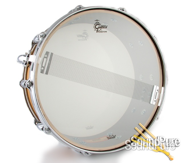 Gretsch 5.5x14 USA Custom Maple Snare Drum-Millenium Maple — image 4